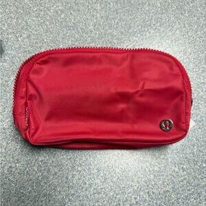 Lululemon Red Zippered Pouch